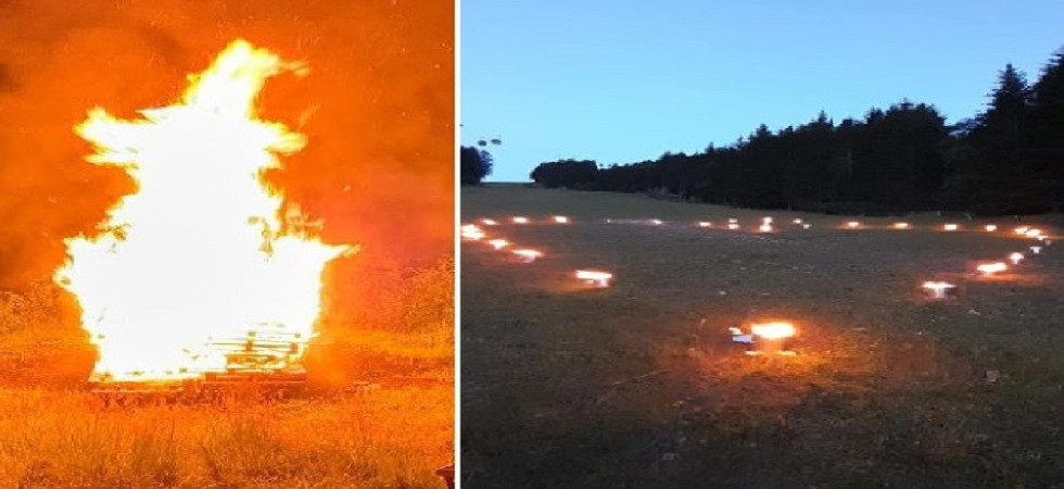 Fuochi del Sacro Cuore, in Trentino nella notte raffica di chiamate ai vigili del fuoco