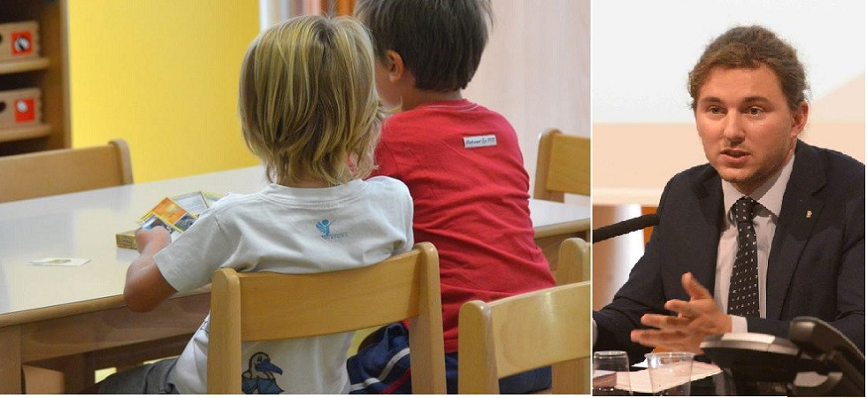Scuole d'infanzia, bimbi in calo dell'1,75% ma le spese aumentano