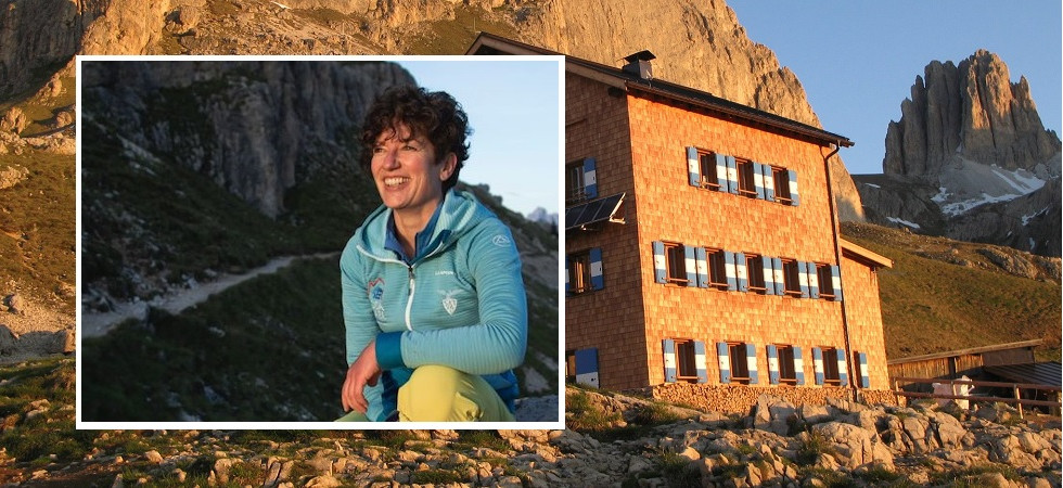 Roberta Silva (Foto Archivio) - Rifugio Roda de Vael (Foto Fb) Roberta Silva (Foto Archivio) - Rifugio Roda de Vael (Foto Fb)