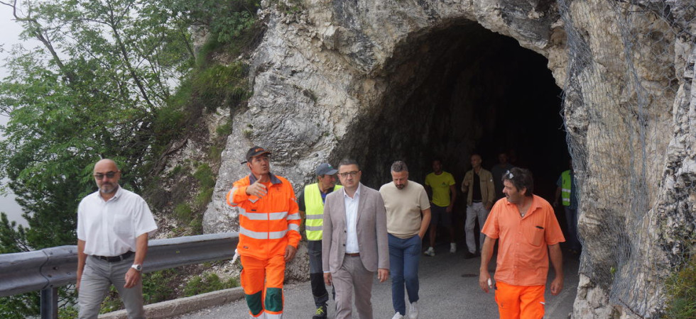 Menador, partiti i lavori di messa in sicurezza della provinciale 133