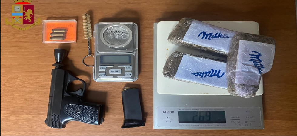 Droga e armi, 47enne bloccato dalla polizia finisce in carcere