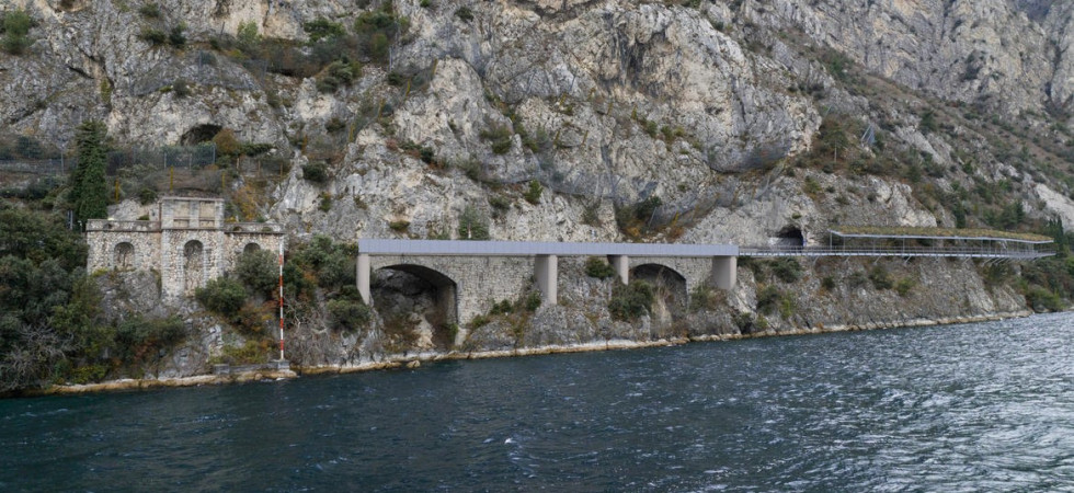 Ciclovia del Garda, il punto sull'opera in Trentino: “Affidati e in parte conclusi i lavori su un tratto di 1,5 chilometri