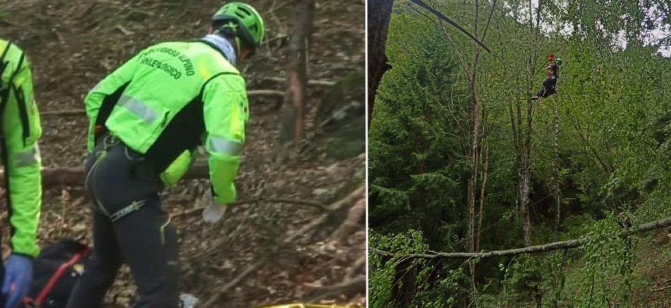 A 85 anni rimane una notte nel bosco a 1.000 metri di quota: trovato da un passante