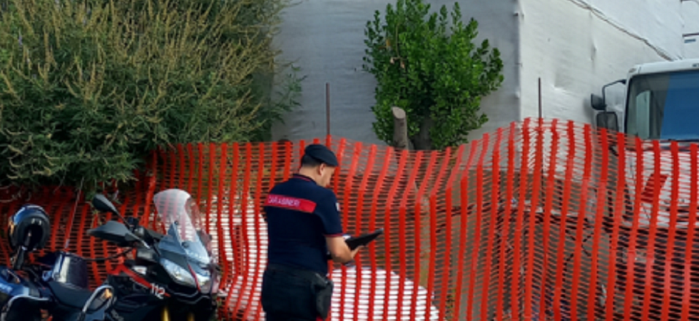 Lavoratori irregolari: cantiere sospeso dai carabinieri nell'Alto Garda