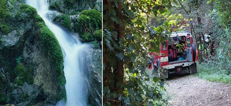 Tragedia nella forra, 72enne resta bloccato con la corda sotto la cascata e muore annegato