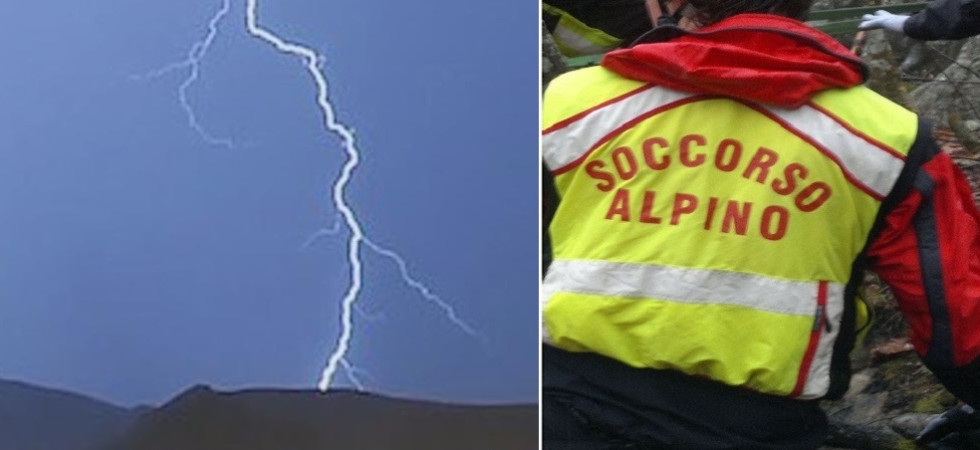In ferrata nonostante il rischio maltempo e rimangono bloccati dal temporale e dagli smottamenti sulla Tofana