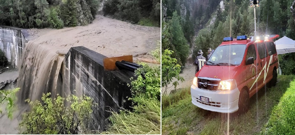 Maltempo, forti piogge su tutto il territorio: preoccupano torrenti e fiumi: allertati i vigili del fuoco