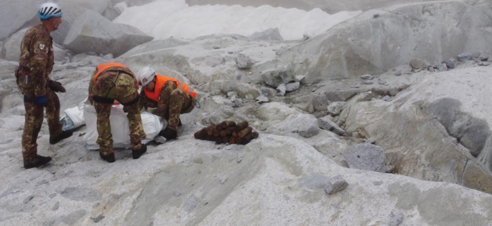 Le temperature elevate sciolgono neve e ghiaccio a 3 mila metri