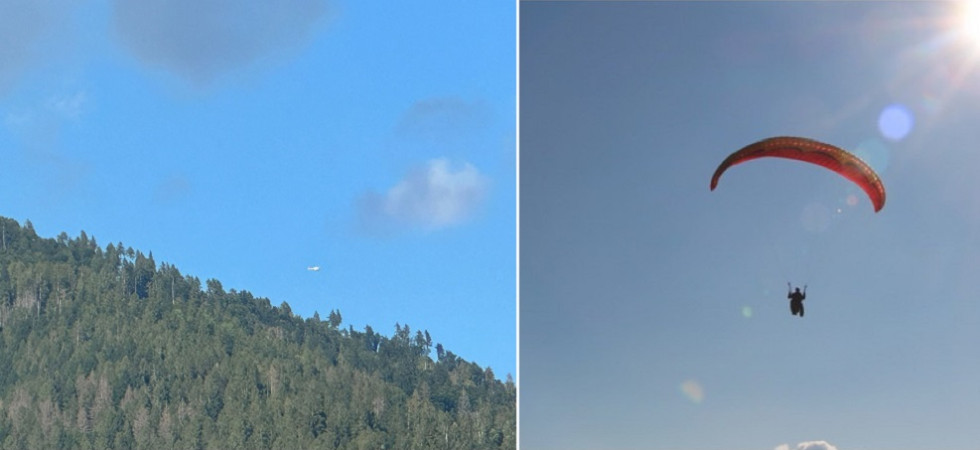Gravissimo scontro in volo, incidente tra un parapendio e un deltaplano che precipitano a terra
