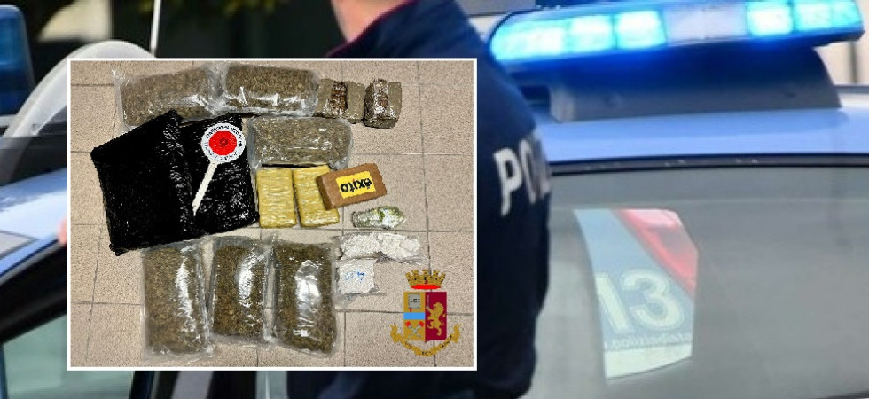 Maxi sequestro di droga in un appartamento, arrestato un 40enne