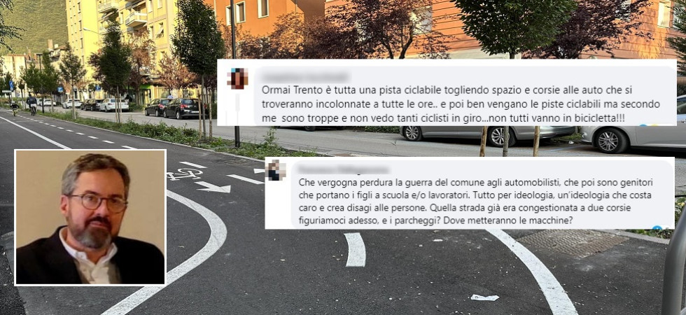 Dai ciclisti che "andranno comunque sulla strada" alle critiche sulla "mancanza di parcheggi"