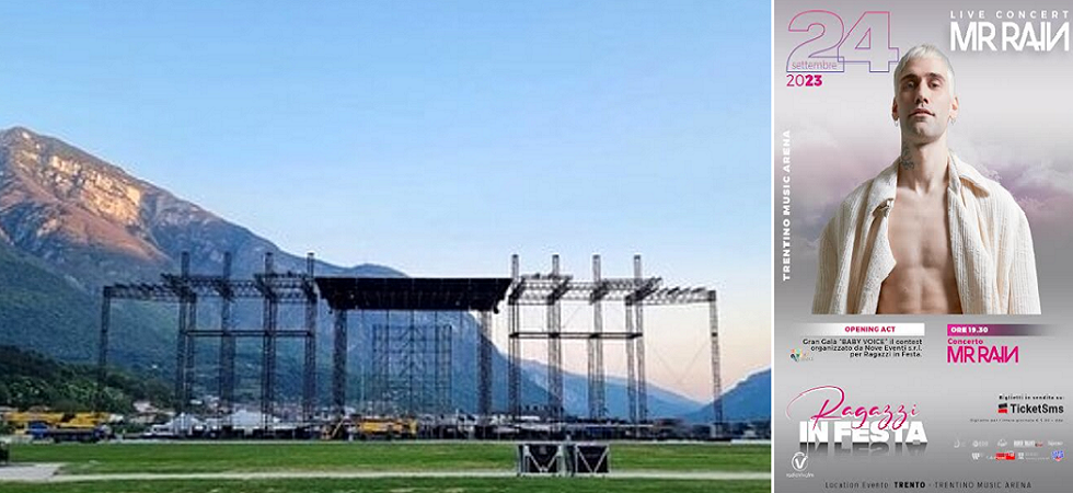 Music Arena, ecco l'ospitone di settembre: arriva Mr Rain e prima un contest canoro per bambini e ragazzi