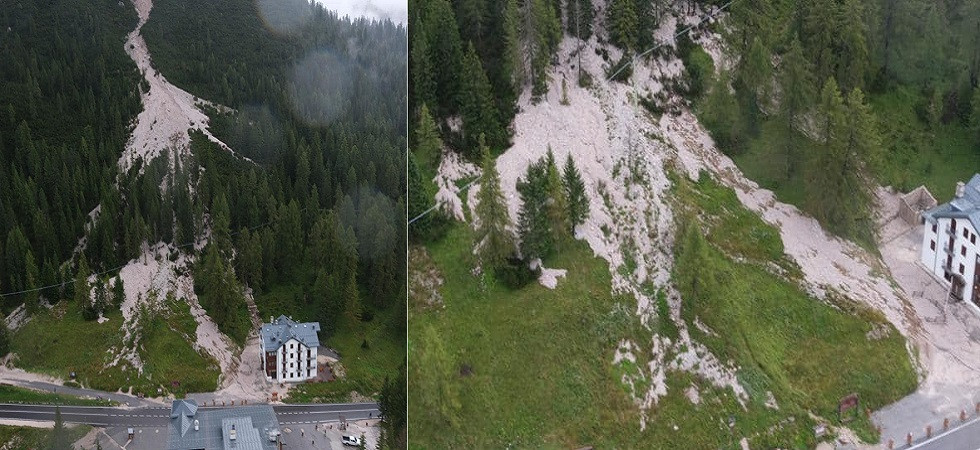 "Movimento franoso" stop totale alla circolazione stradale lungo la SR 48 “delle Dolomiti”