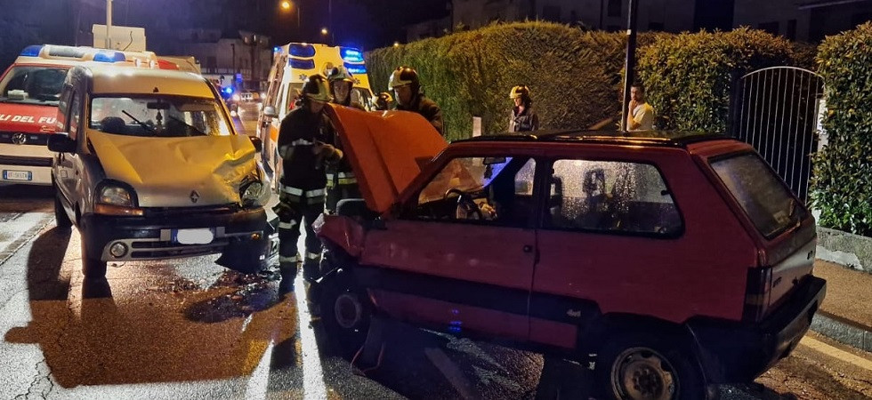 Tremendo frontale, coinvolta una macchina a Gpl