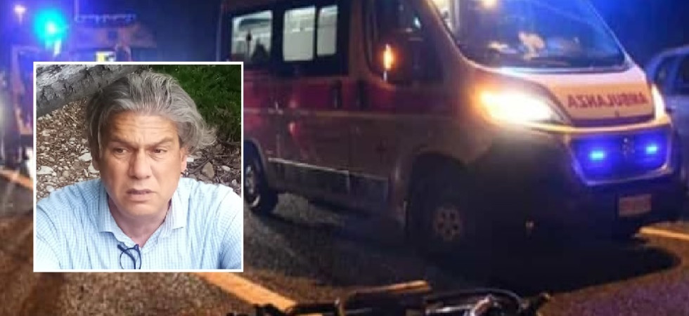 Perde il controllo della moto e si schianta contro un muretto, Andrea è morto a 57 anni