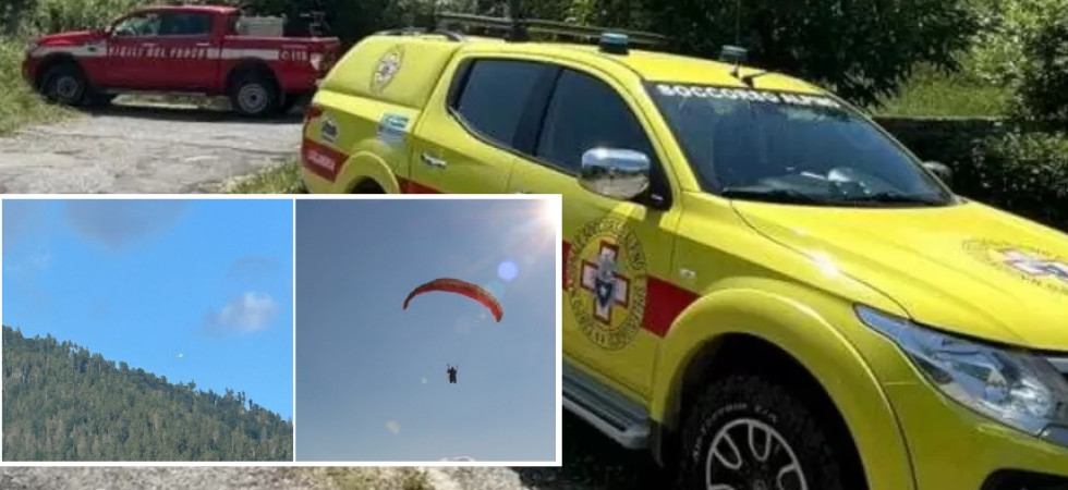Scontro parapendio - deltaplano a 1600 metri di quota, è morto Klaus Walter Hartmann