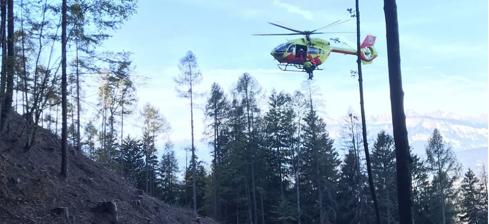 Ruzzola lungo un pendio nel bosco e sbatte la testa a terra, soccorsa una 74enne