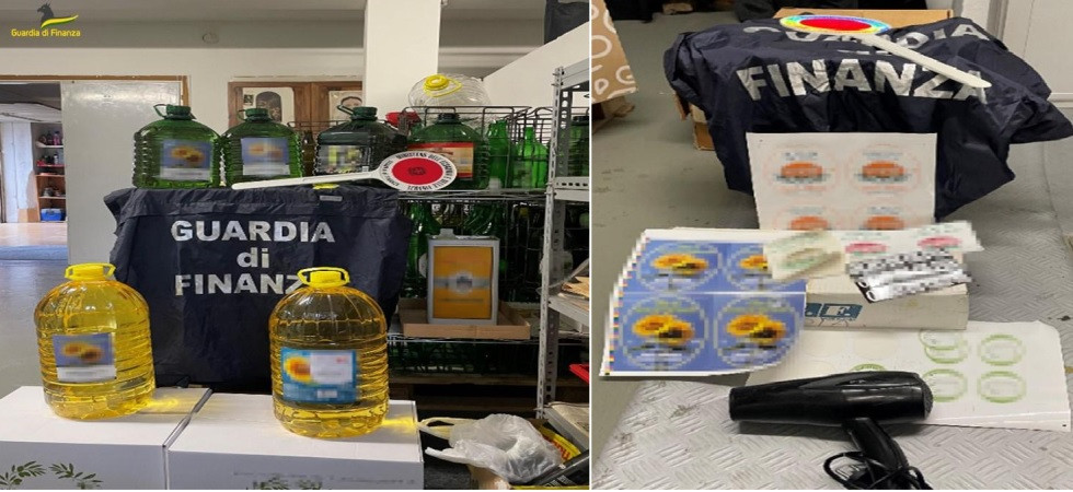 Prendeva le bottiglie d'olio e sostituiva le etichette mettendoci la propria, nei guai un venditore ambulante