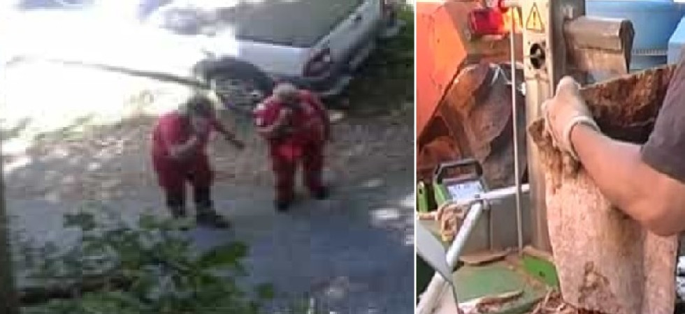 Rimane incastrato nella macchina spaccalegna e si amputa una parte di un dito, 69enne elitrasportato in ospedale