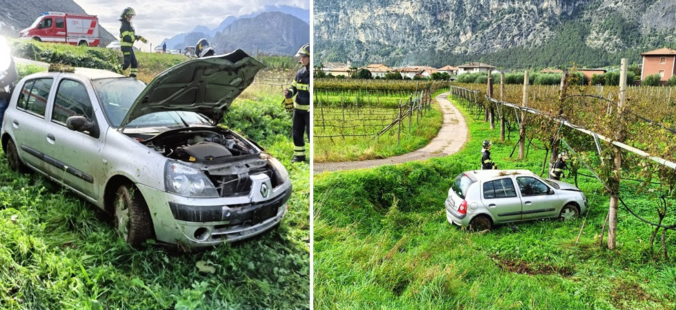 Perde il controllo dell'auto e finisce in un vigneto, 23enne trasportata in ospedale