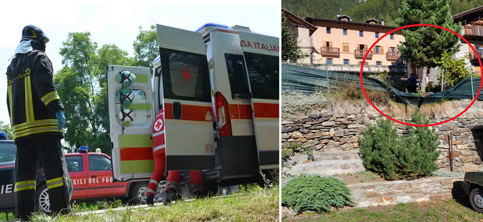 Tragedia in Val di Sole, la vecchia Panda precipita dal muretto e si ribalta