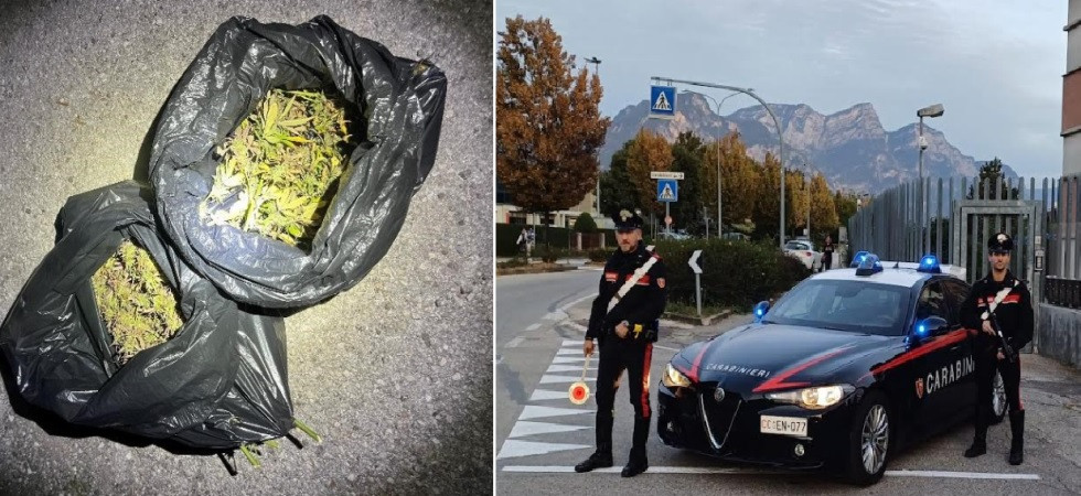 Dalla macchina un forte odore di marijuana, nei guai due giovani di 18 e 20 anni