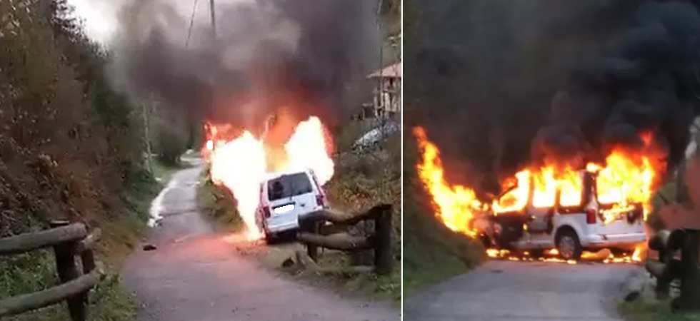 “Data alle fiamme l'auto di un volontario mentre cercava trappole illegali”