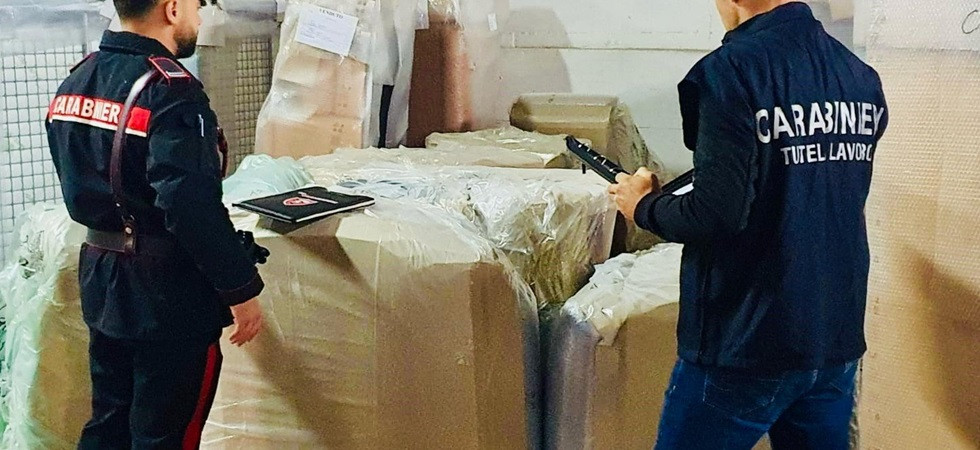 Nessuna norma sulla sicurezza rispettata e zero sorveglianza sanitaria