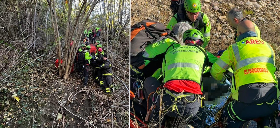 Trascorre la notte all'addiaccio nel bosco con temperature (quasi) sotto zero
