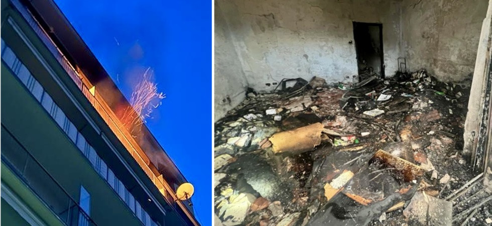 Paura all'alba in un condominio, le fiamme distruggono un appartamento