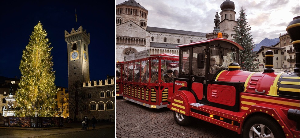 Dall'albero con ventiquattromila luci ai due trenini per il centro storico: Trento si prepara a diventare "Città del Natale"