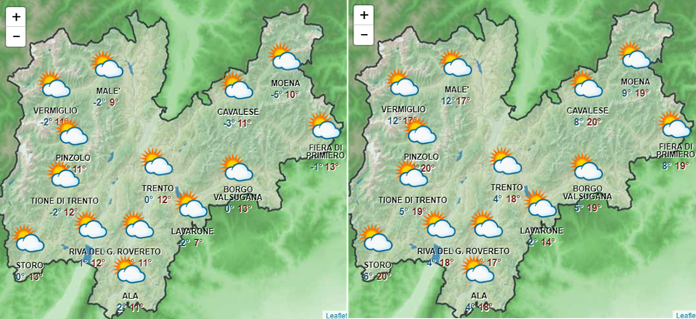 Meteo, tempo stabile e breve 'scaldata' in arrivo (con temperature fino a 7 gradi sopra media)