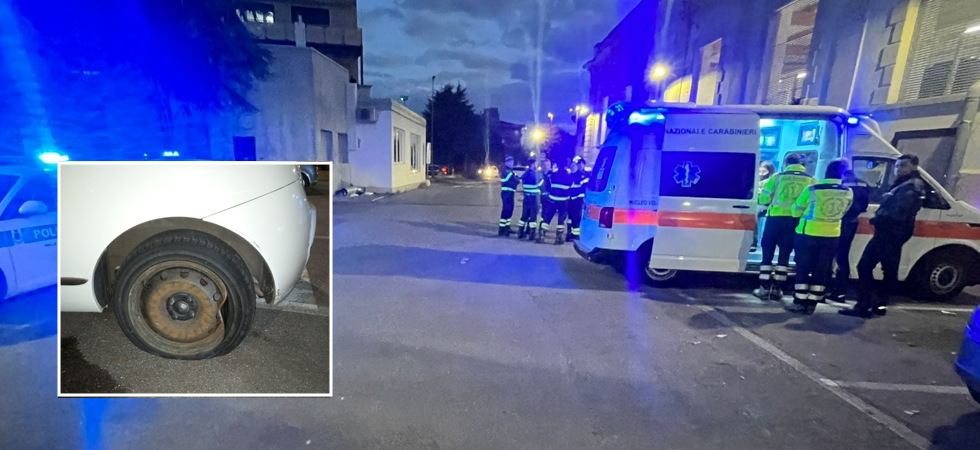Abbatte dei 'paletti' con l'auto, poi scappa e si schianta contro un il muro di un supermercato: nei guai una 74enne