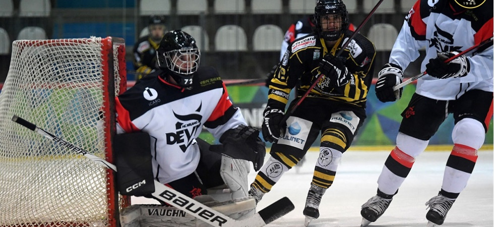 Foto di Alberto Moser L'Hockey Piné travolge Milano, i trentini chiudono al terzo posto la regular season