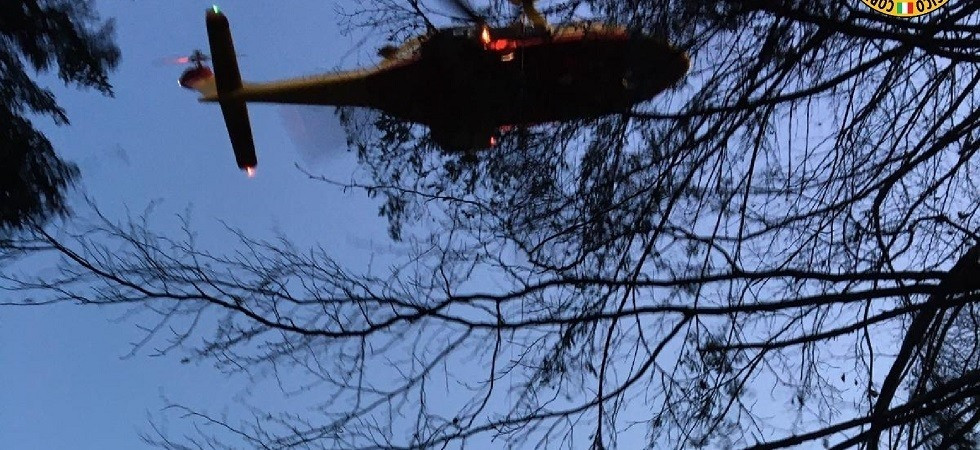 Foto d'archivio Al lavoro nel bosco a quota 1.500 ma perde l'equilibrio e precipita: un 70enne trasportato in ospedale in gravi condizioni
