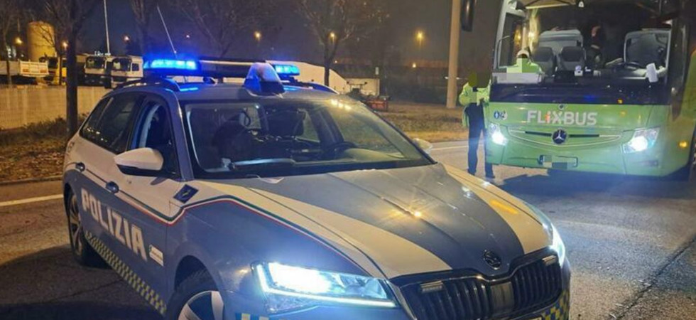Alla guida di un Flixbus ubriaco (con 15 passeggeri a bordo): sanzionato