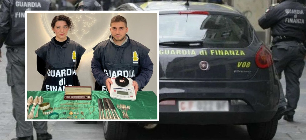 “Compro oro” abusivi, 5 persone denunciate: sequestrati argenteria, gioielli, oro e orologi