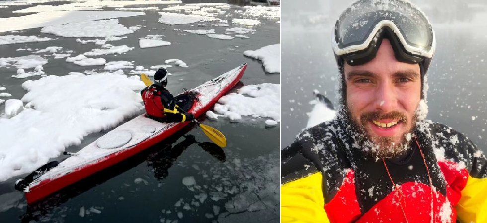 Oltre i fiordi una tempesta con onde fino a 4 metri'', i 1.000 chilometri in kayak nell'oceano più difficili del previsto
