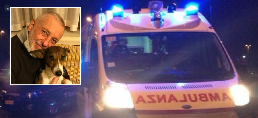 Falciato da un'ambulanza in corsa: Adriano Canzian è morto cercando di salvare il suo cagnolino