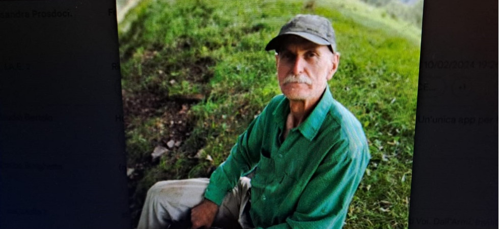 Si cerca Danilo Santuz, il 72enne è uscito per una camminata ma non è rientrato a casa