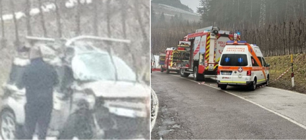 Terribile incidente in val di Non, la vittima è Paolo Gabardi: con l'auto è finito contro un camion