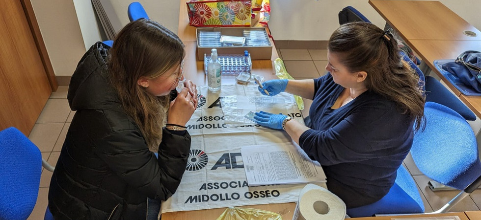 "E tu che tipo sei?", gli studenti di infermieristica aderiscono alla proposta per diventare donatori di midollo osseo