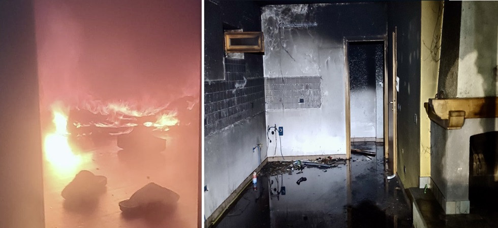 Le fiamme distruggono un albergo, momenti di paura: sul posto diversi corpi dei vigili del fuoco