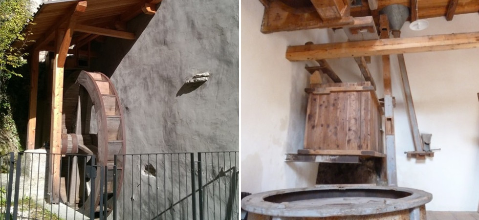 Bed and breakfast e spazi culturali in due storici mulini e riqualificazione del 'sentiero del lupo'