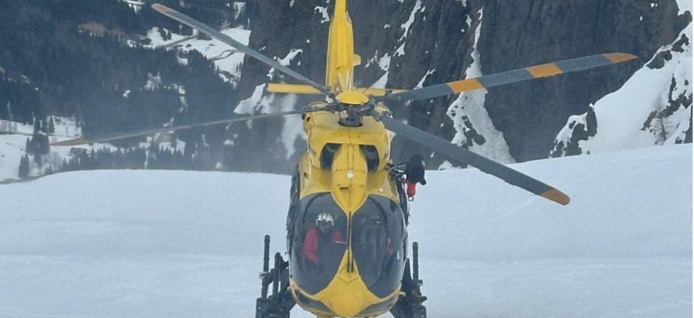 Incidente durante l'escursione di scialpinismo, una 67enne recuperata dall'elicottero con un verricello di 20 metri e