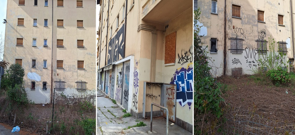Prima diamo alloggio ai trentini, ma l'edificio 'La Nave da anni è abbandonato e nel degrado