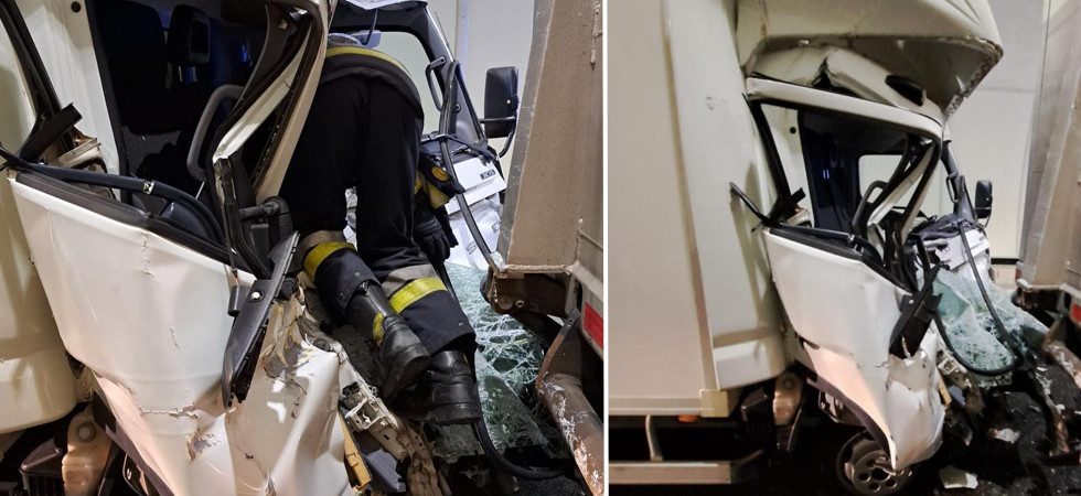 Violentissimo tamponamento in A22, coinvolti due mezzi pesanti: soccorsi in azione