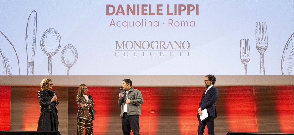 Al giovane chef Daniele Lippi il premio "Identità di Pasta", il riconoscimento assegnato dal Pastificio Felicetti