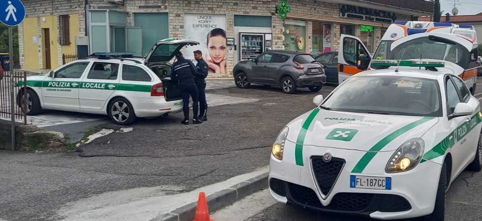 Anziana investita da un'auto, è stata trasportata in condizioni gravi all'ospedale