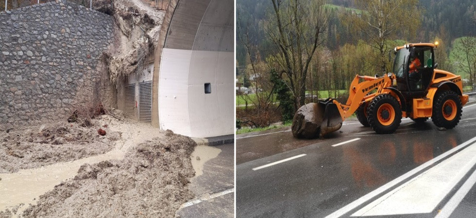 Maltempo, smottamenti e allagamenti: in Alto Adige danni alla rete stradale per oltre 700 mila euro
